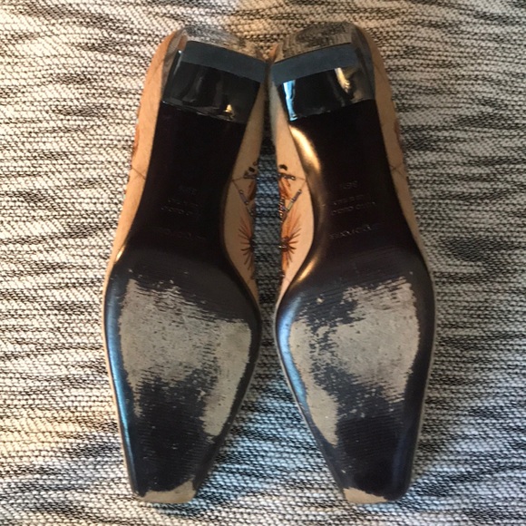 Sergio Rossi fur embroidered/beaded pumps - Picture 4 of 5